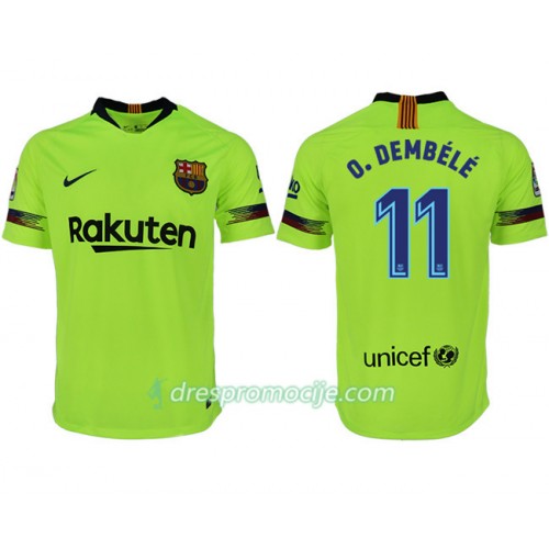 FC Barcelona Dres O. DEMBELE 11 Gostujući 2018/19 Kratkih Rukava FC Barcelona Dres O. DEMBELE 11 Gostujući 2018/19 Kratkih Rukava